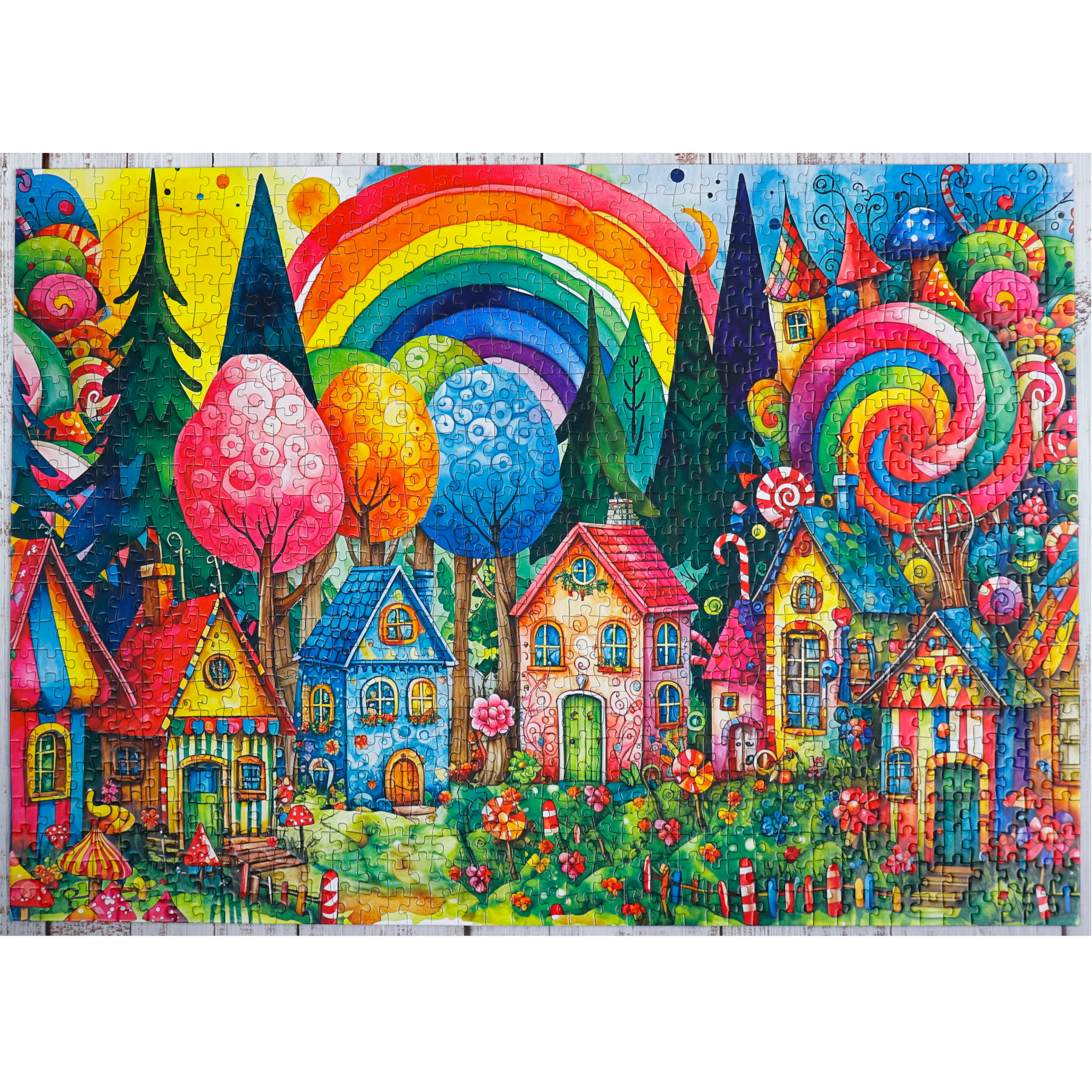 Puzzle - SWEET HOUSES IN THE FOREST