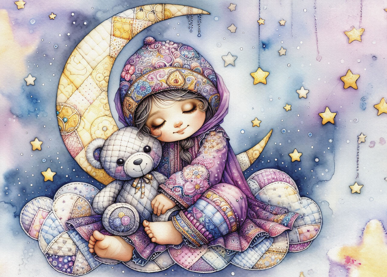 Puzzle -  TEDDY AND STARS