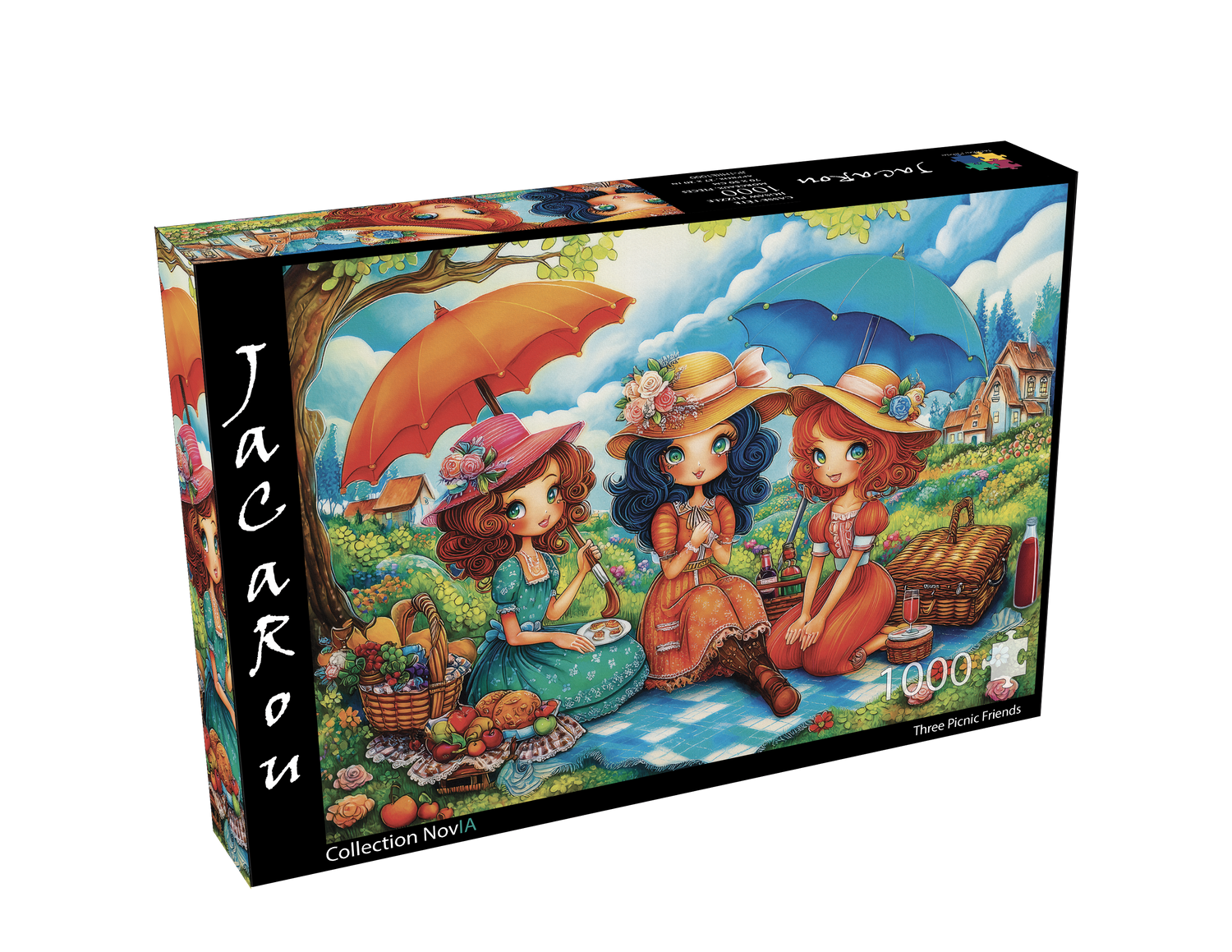 Puzzle -  THREE PICNIC FRIENDS