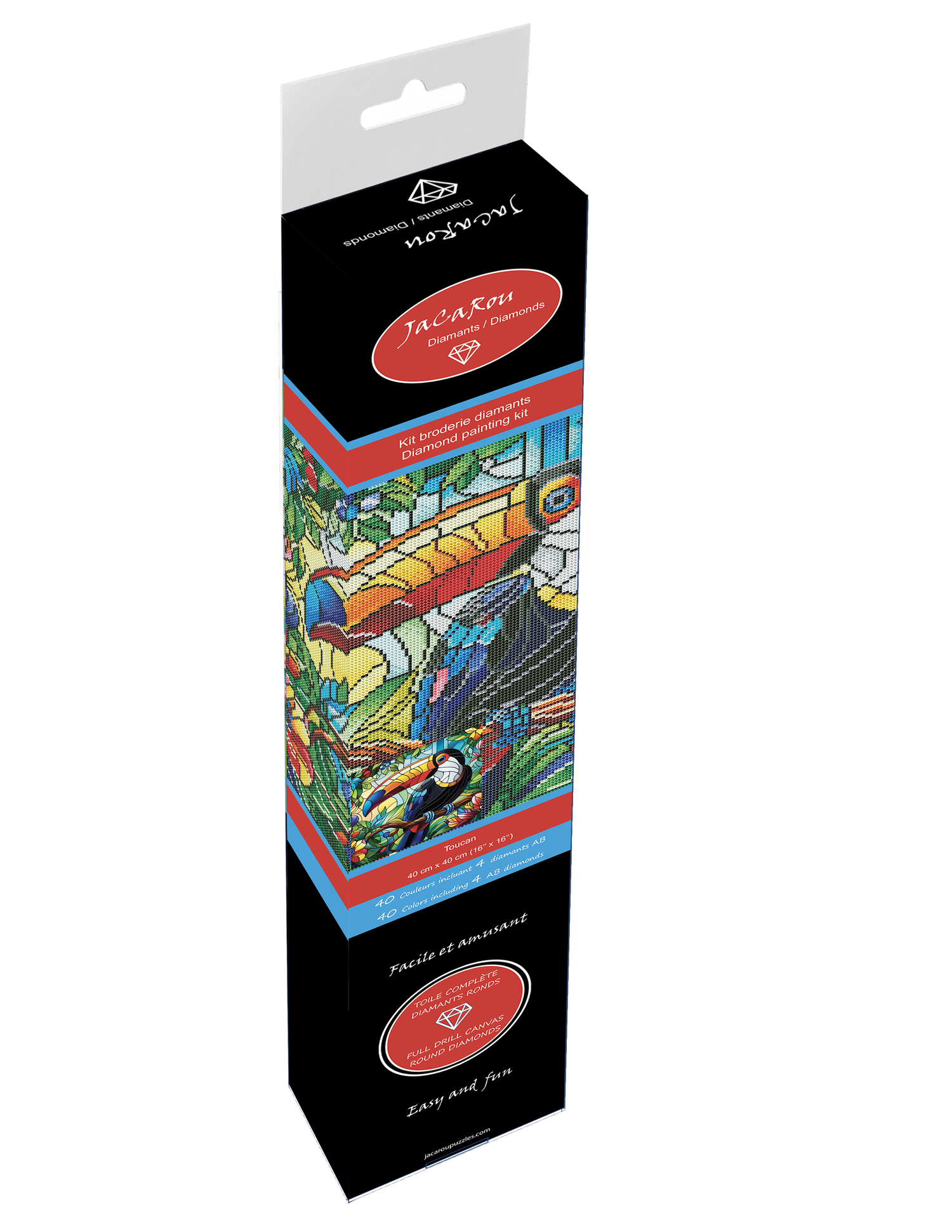 Broderie de diamant RONDS - TOUCAN