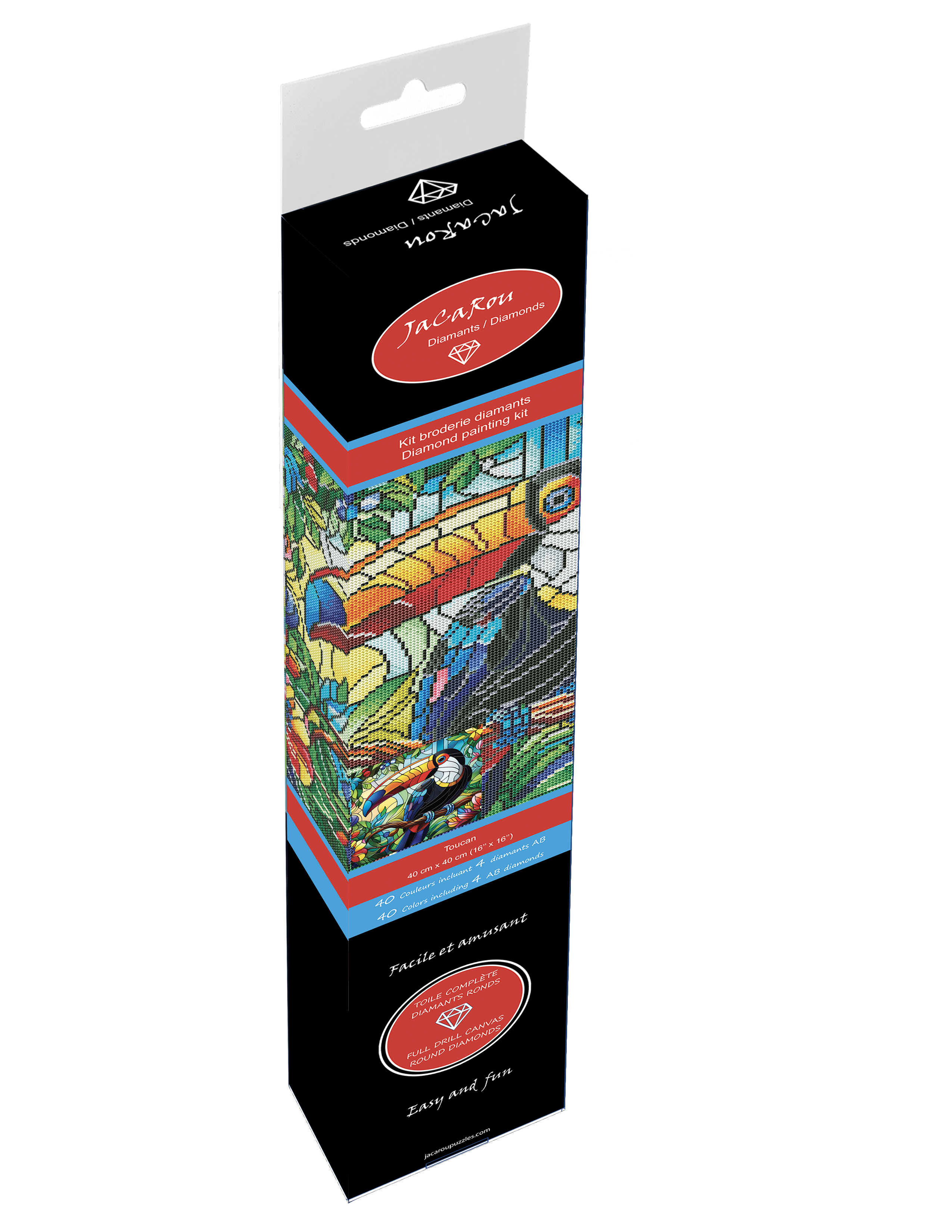 Broderie de diamant RONDS - TOUCAN