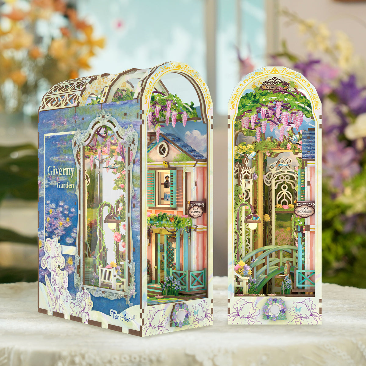 MINI-décor de bibliothèque - GIVERNY GARDEN