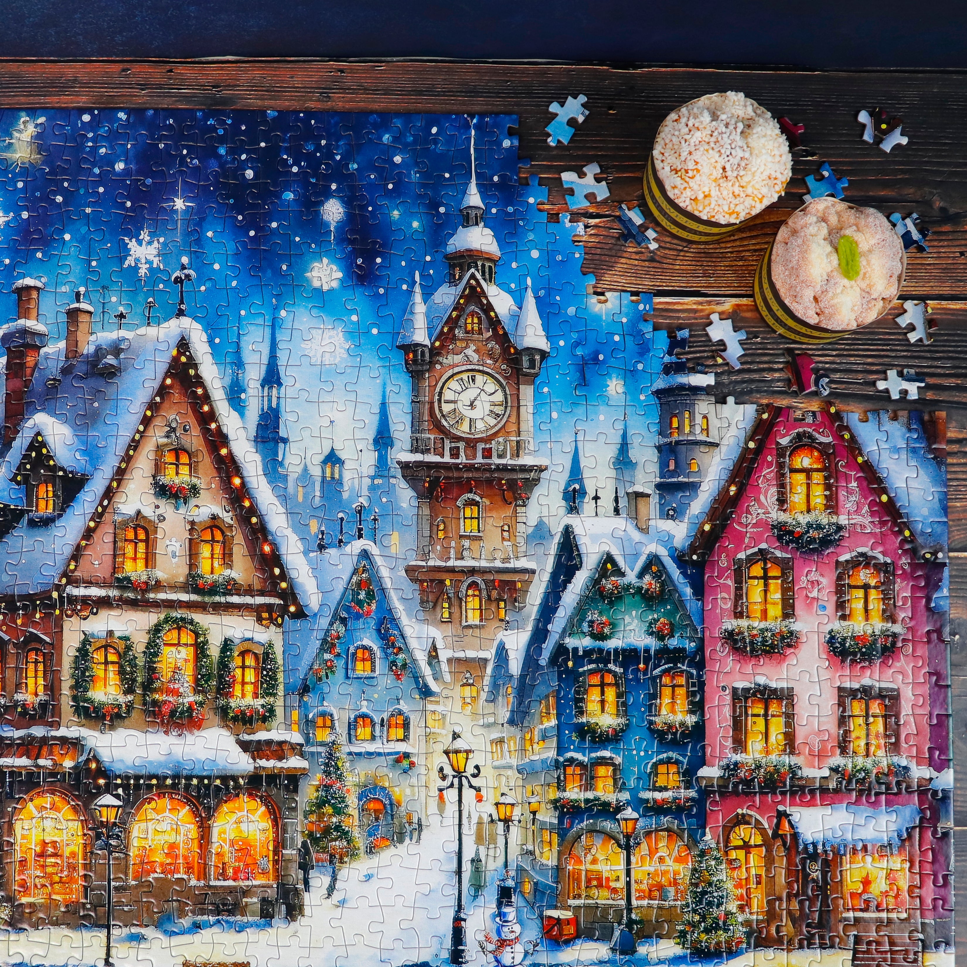 Puzzle - TWINKLING HOLIDAY STREETS