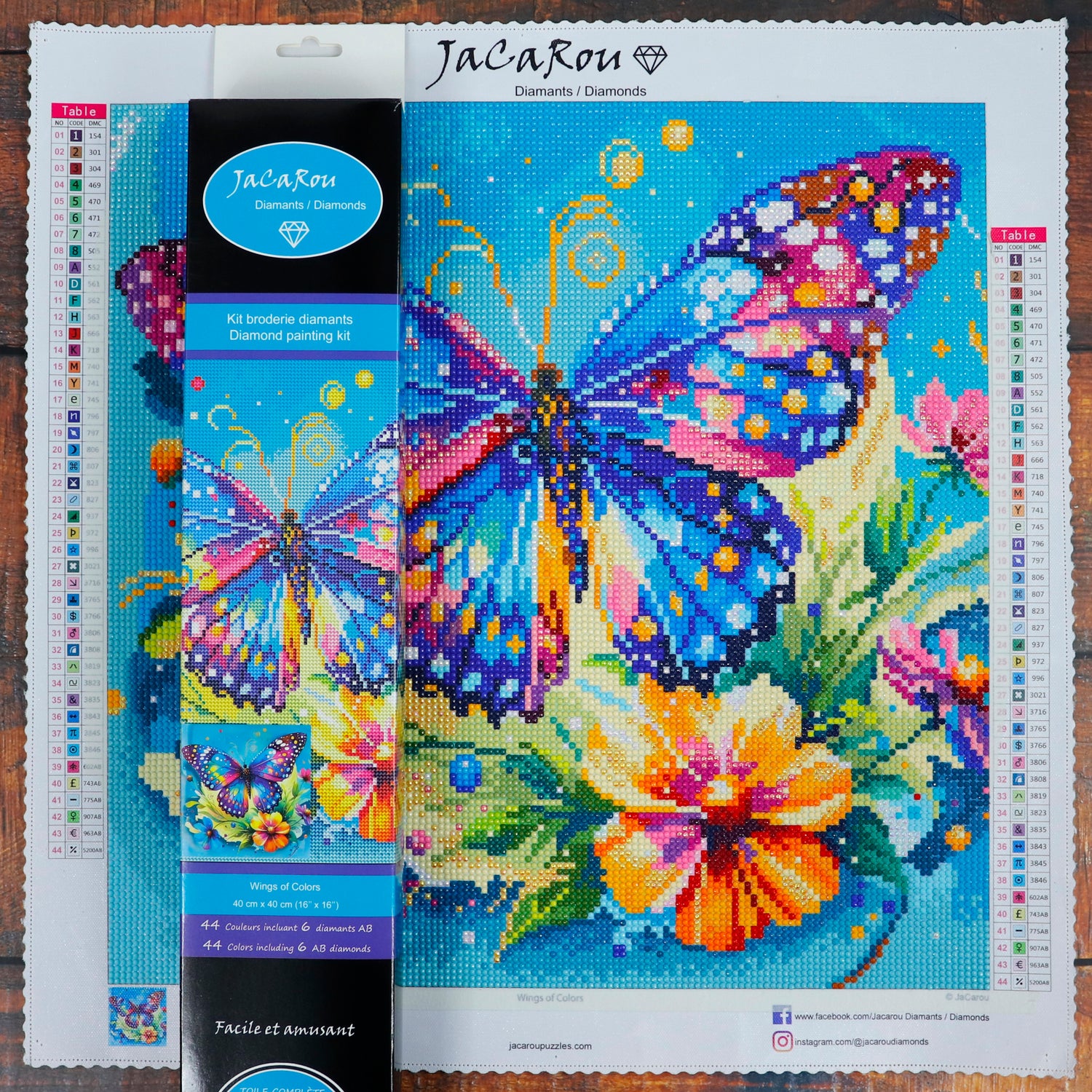 Diamond Painting -  WINGS OF COLORS