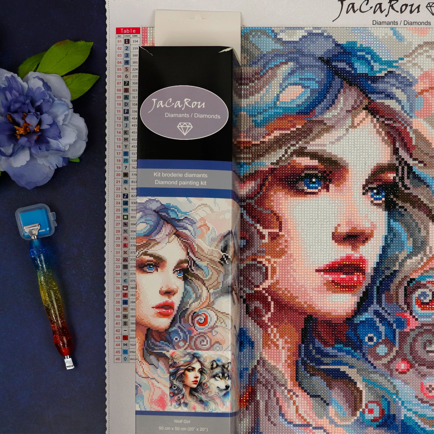 Diamond Painting - WOLF GIRL