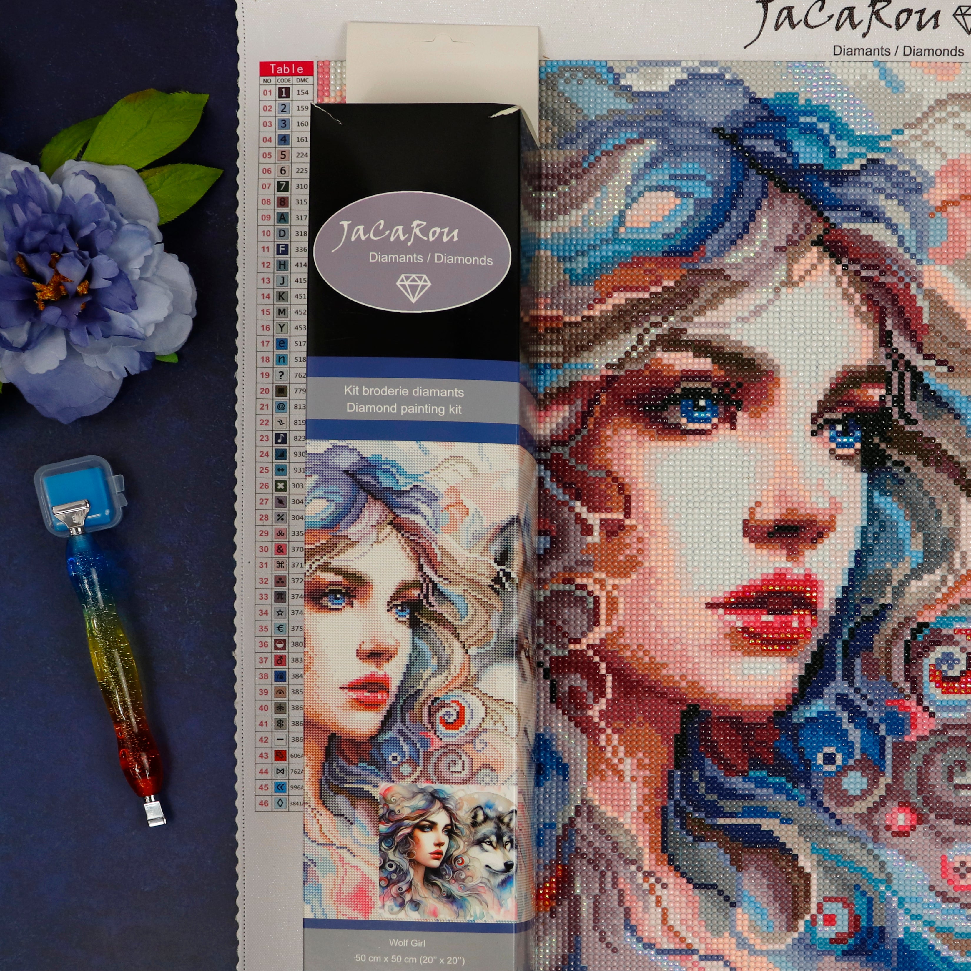 Diamond Painting - WOLF GIRL