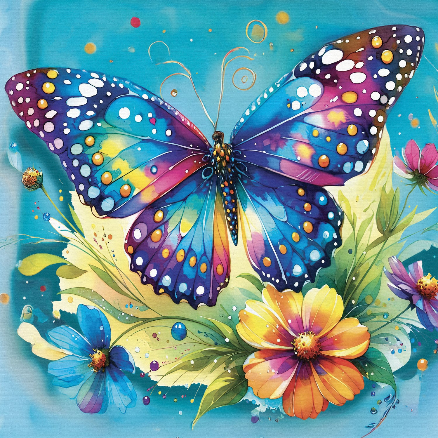 Diamond Painting -  WINGS OF COLORS