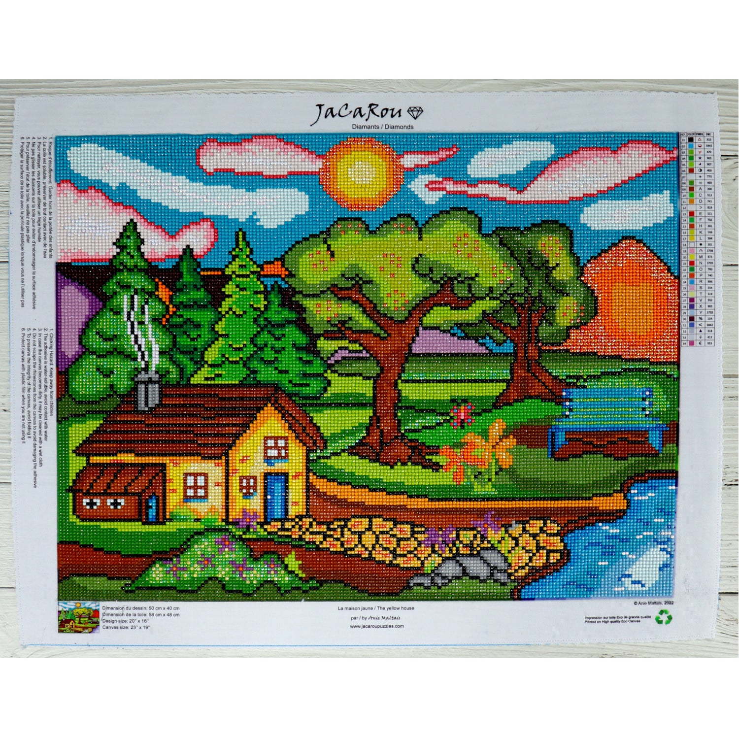 Dimaond Painting - THE YELLOW HOUSE