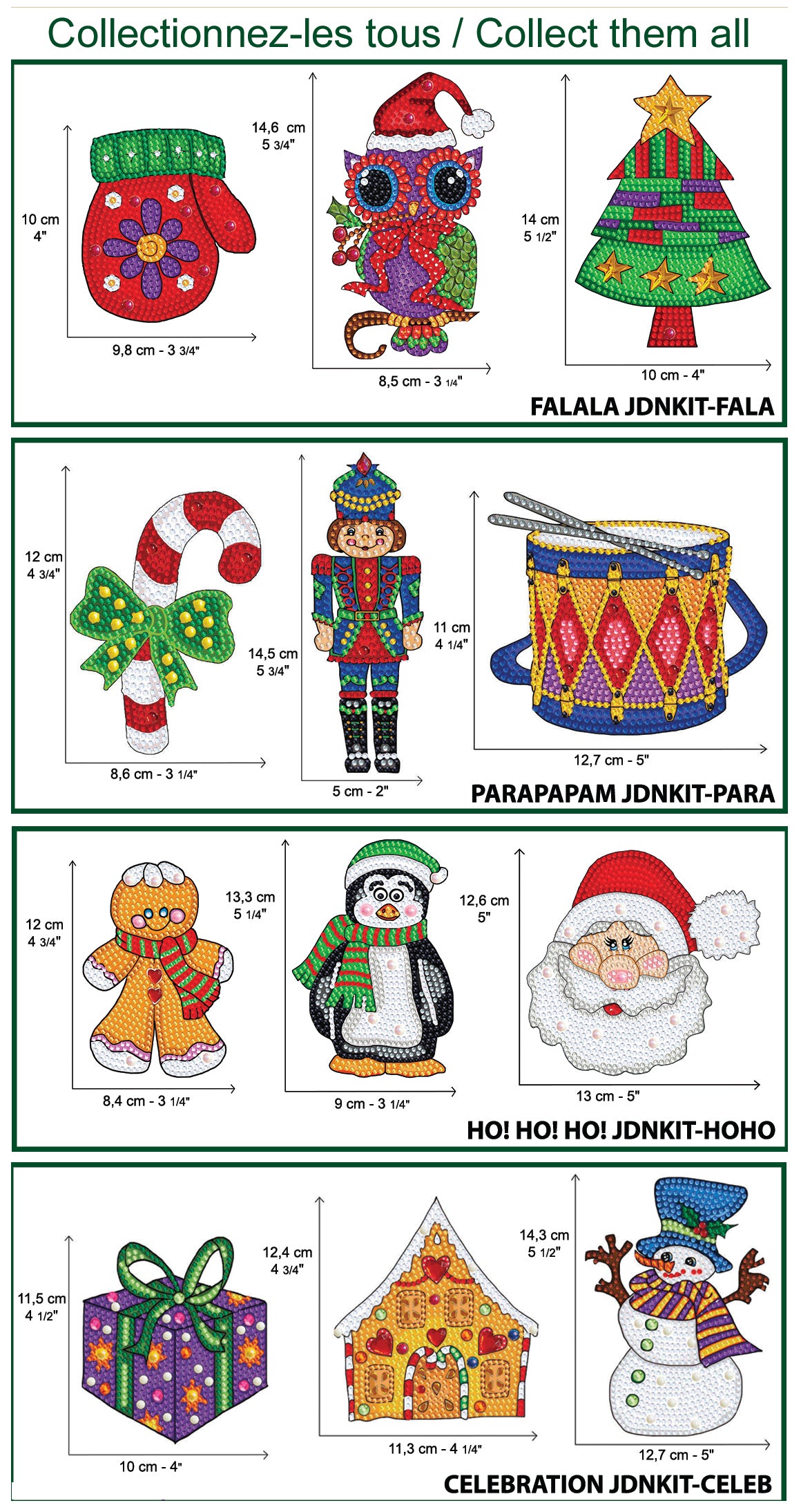 Kit décos sapin de Noël - FALALA