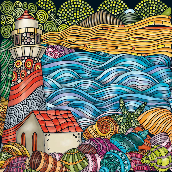 Casse-tête MINI - Q8-2 (72 PCES) DOODLE SERIE (Phare)