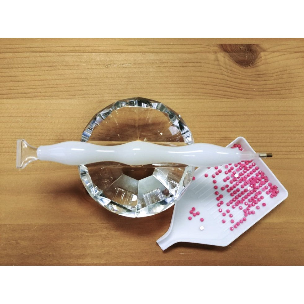Stylet en verre - BLANC