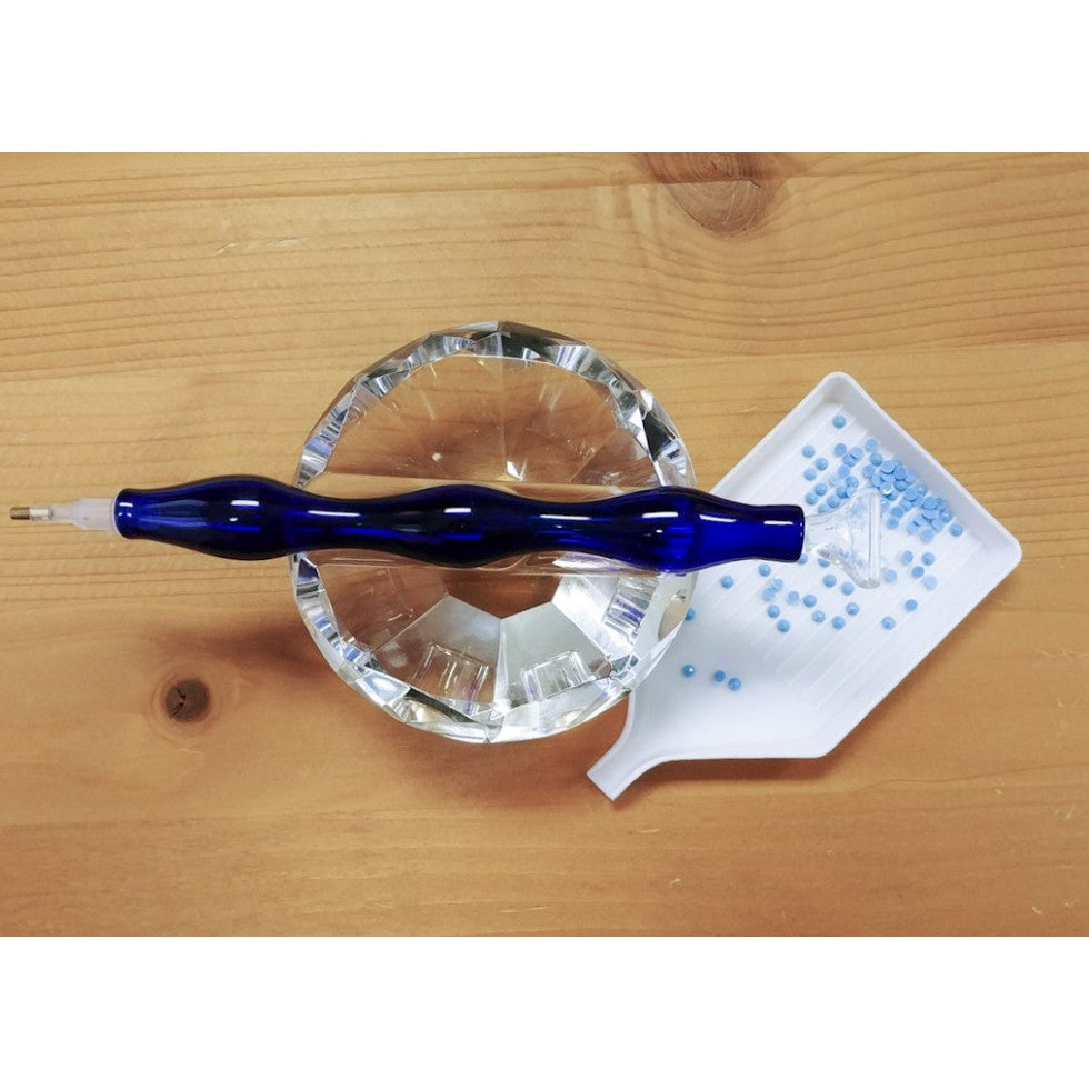 Stylet en verre - BLEU