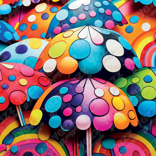 Puzzle - COLORFUL UMBRELLA