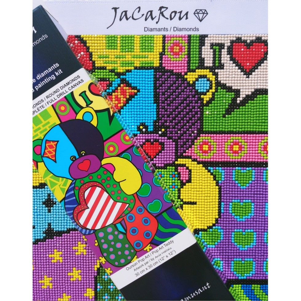 Diamond Painting - POP ART TEDDY