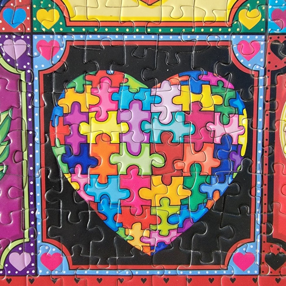 Puzzle - QUILTED HEARTS