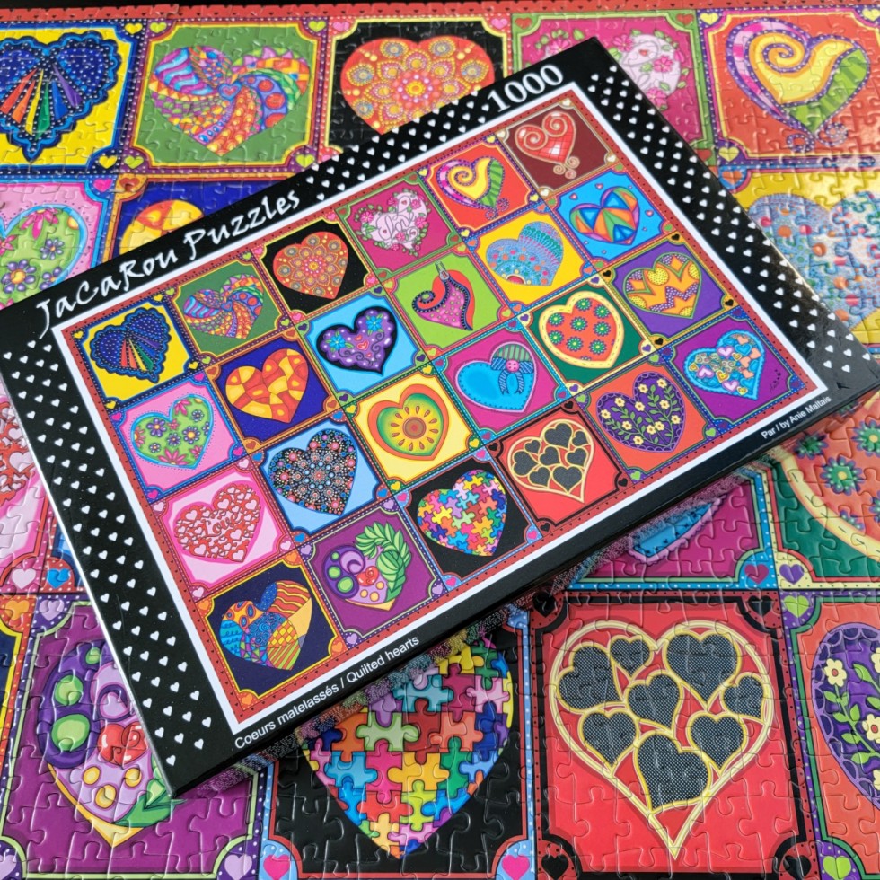 Puzzle - QUILTED HEARTS