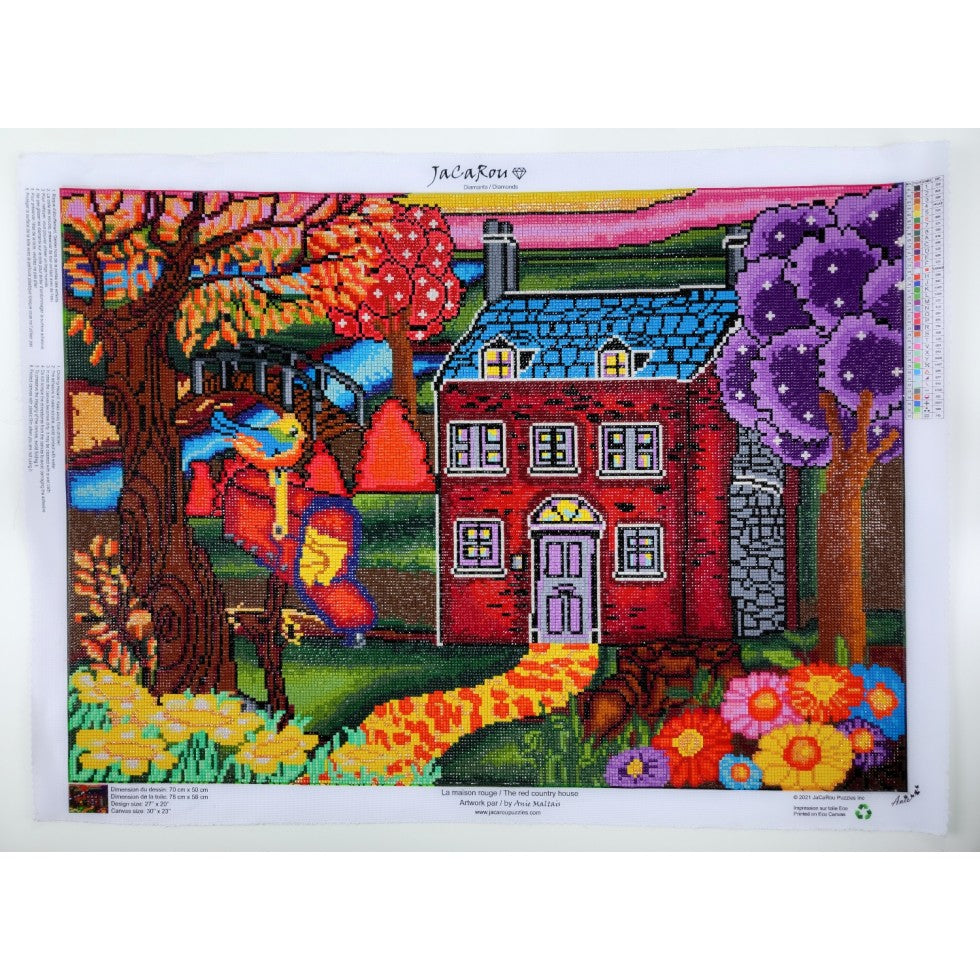 Diamond Painting - THE RED COUNTRY HOUSE