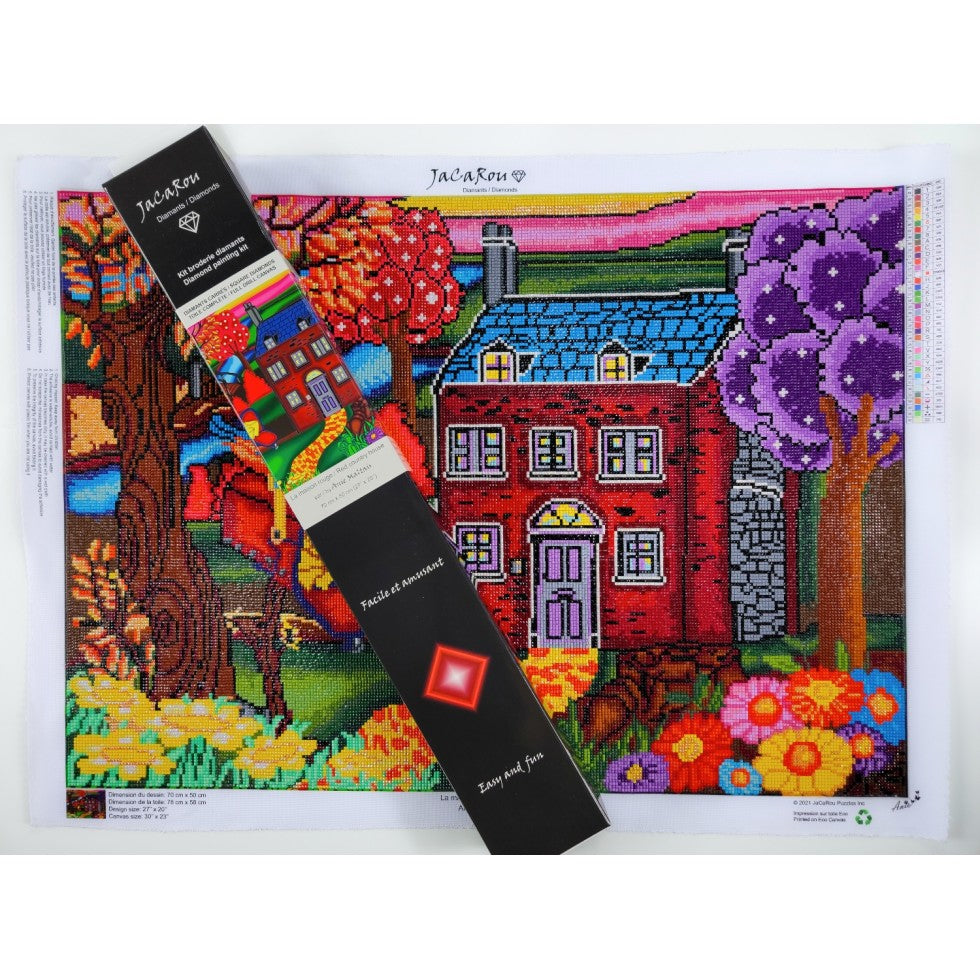 Diamond Painting - THE RED COUNTRY HOUSE