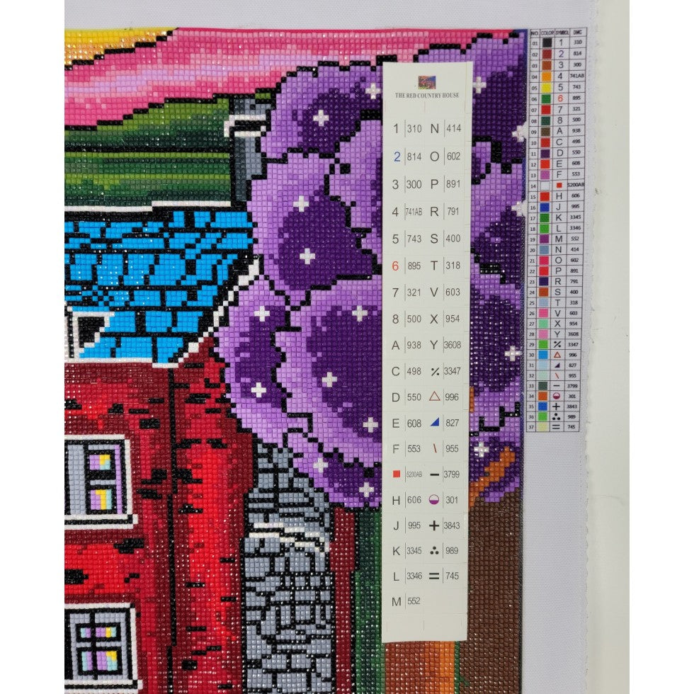 Diamond Painting - THE RED COUNTRY HOUSE