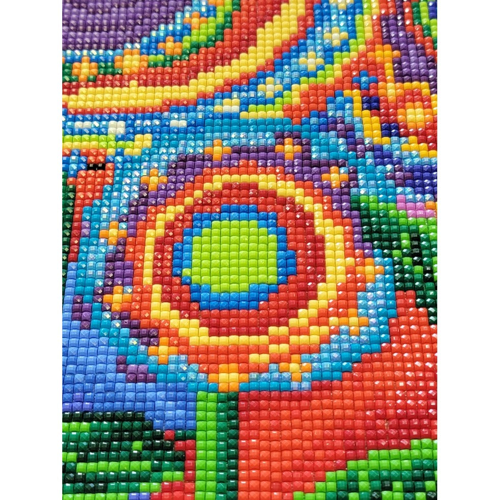 Broderie de diamants CARRÉS - LA VIE EST TROP COURTE