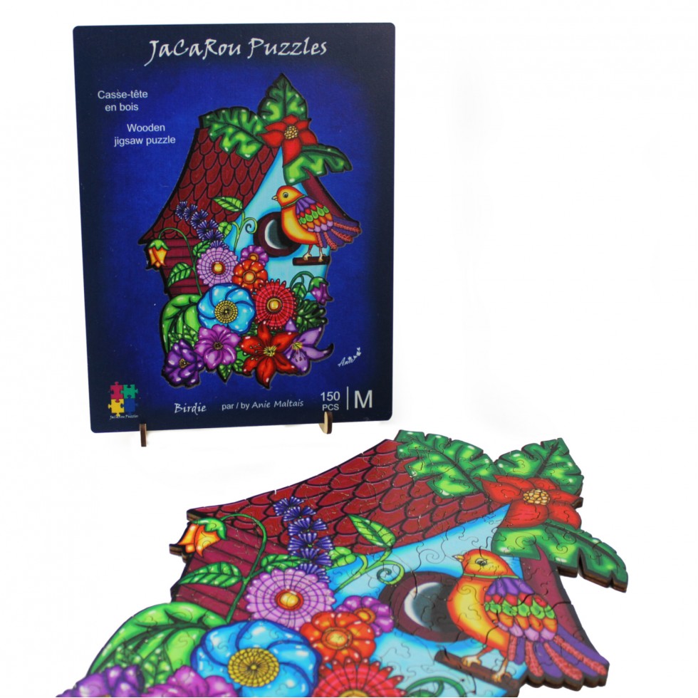 Wooden puzzle - BIRDIE