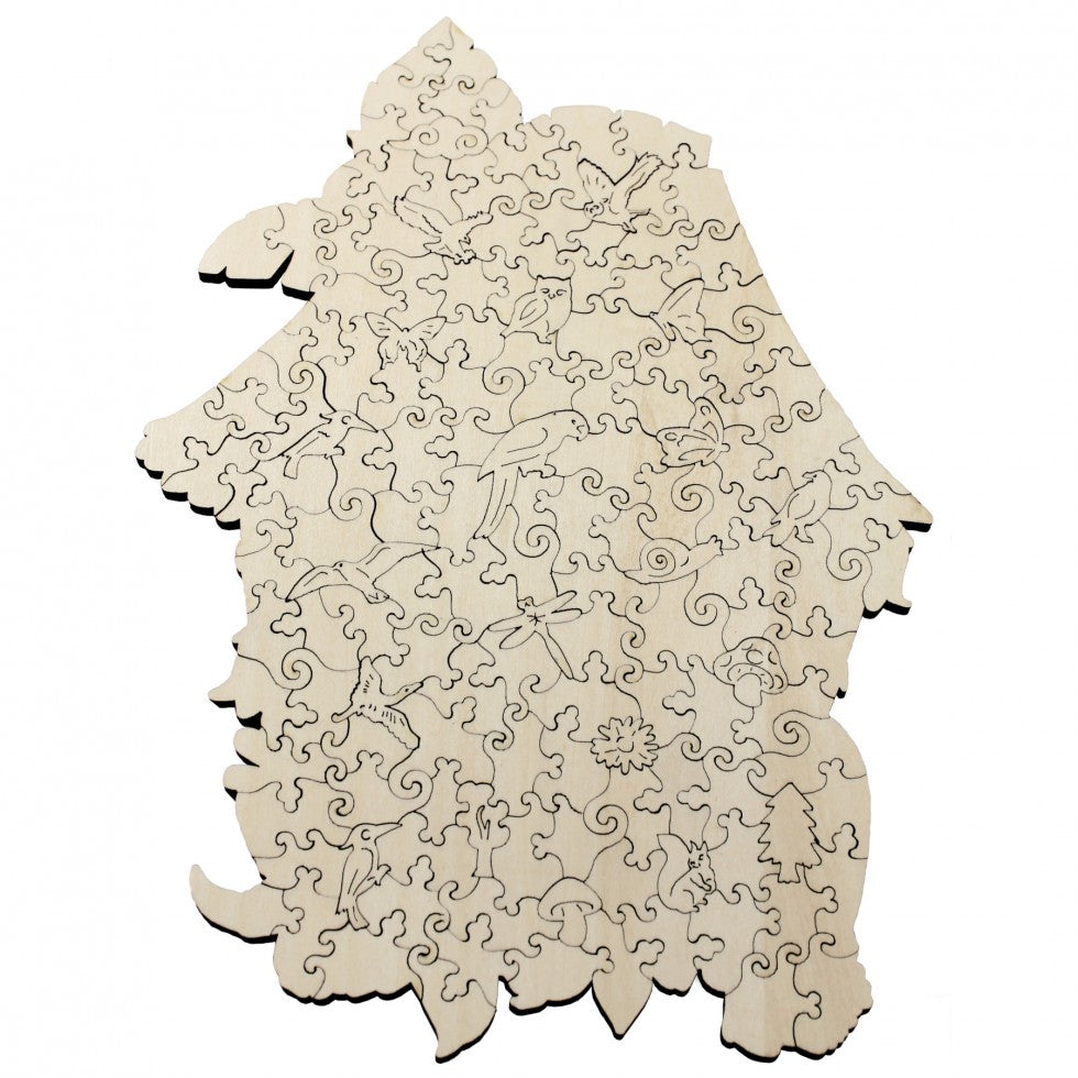 Wooden puzzle - BIRDIE