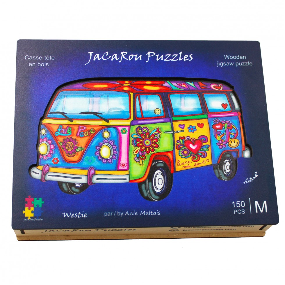 Wooden puzzle - WESTIE