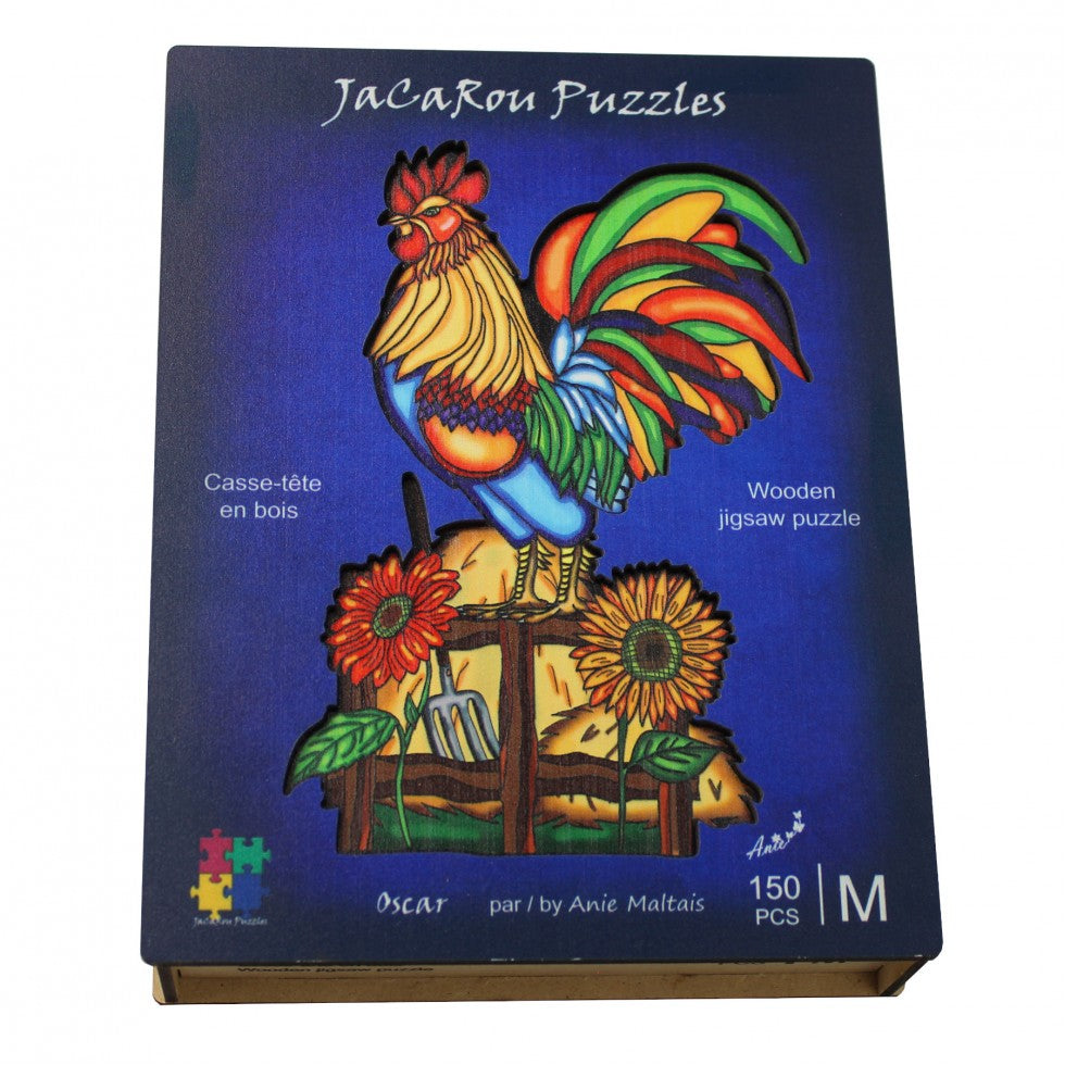 Wooden puzzle - OSCAR