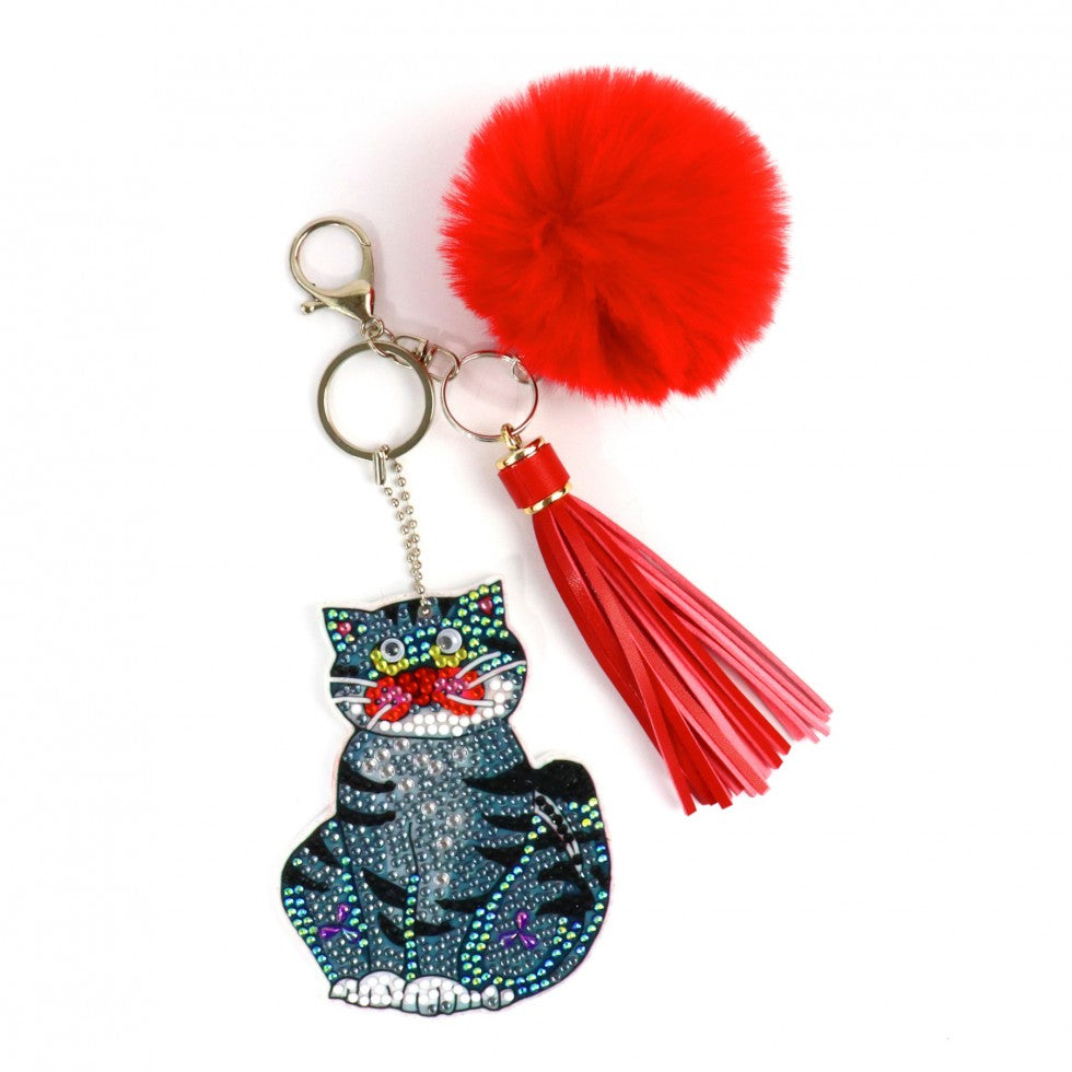 DIY Key bag charms - CATS