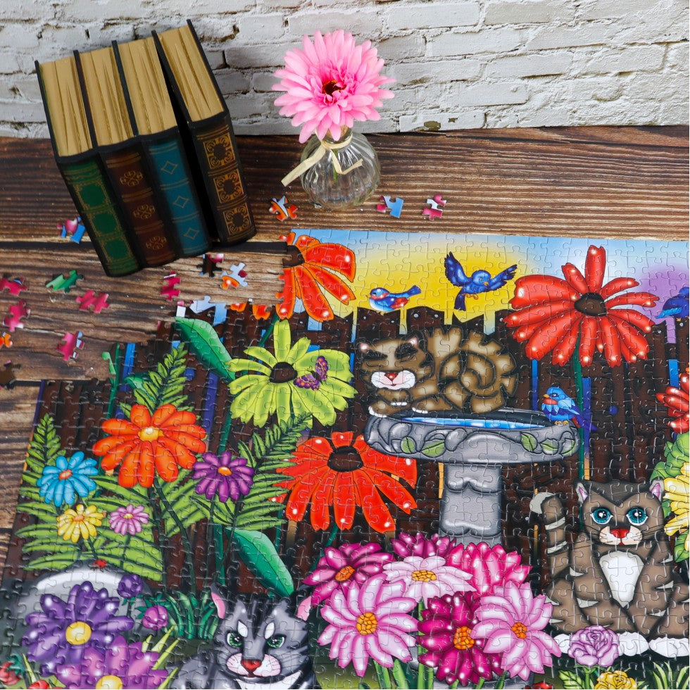 Puzzle - GARDEN CATS