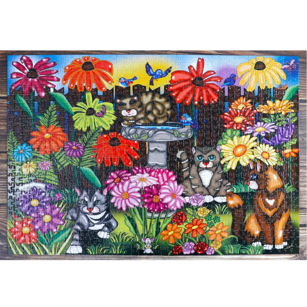 Puzzle - GARDEN CATS
