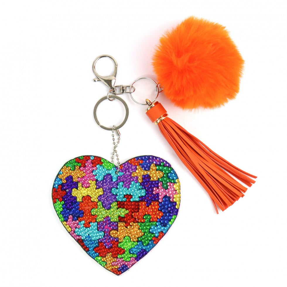 Decoration Painting kit for bags - HEARTS