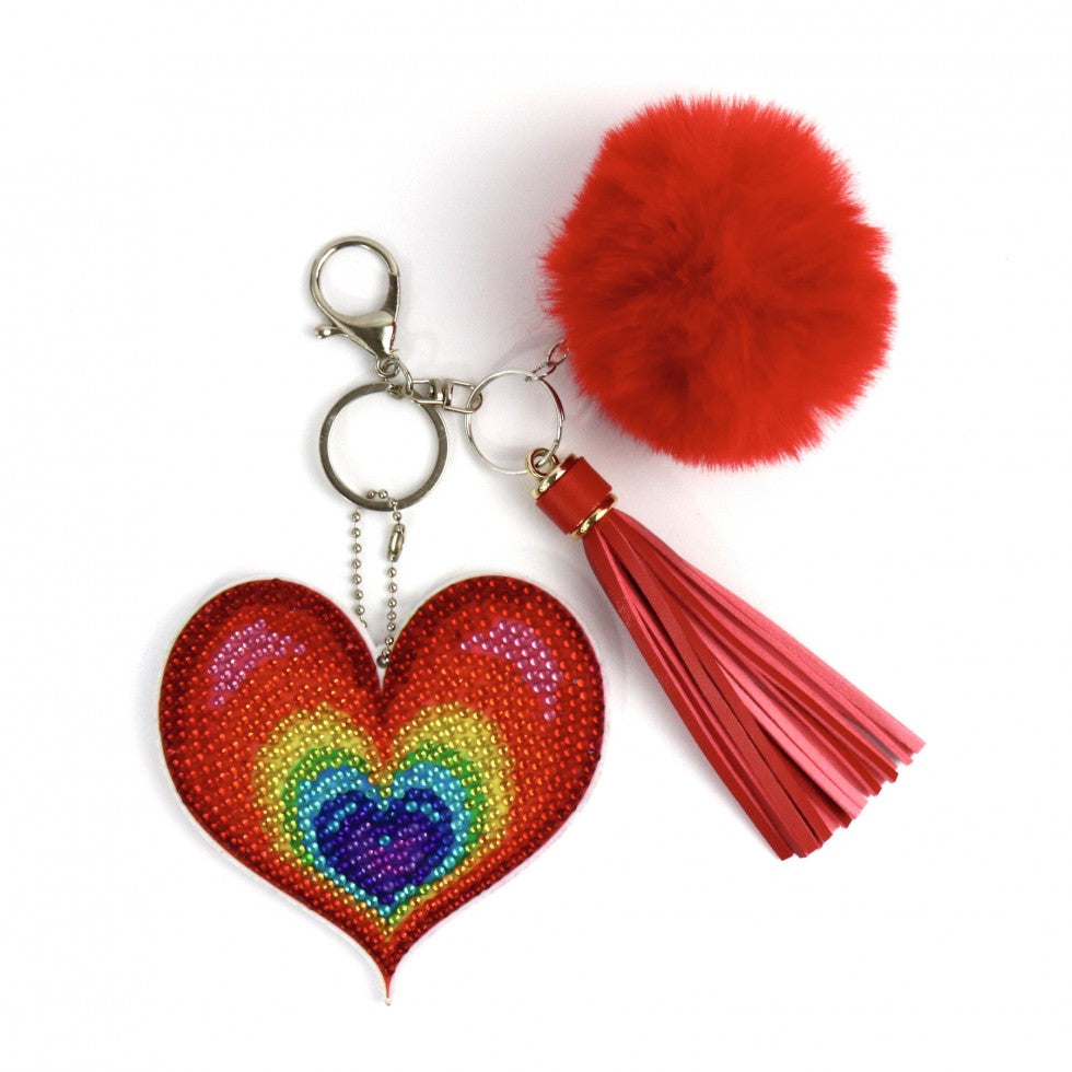 Decoration Painting kit for bags - HEARTS