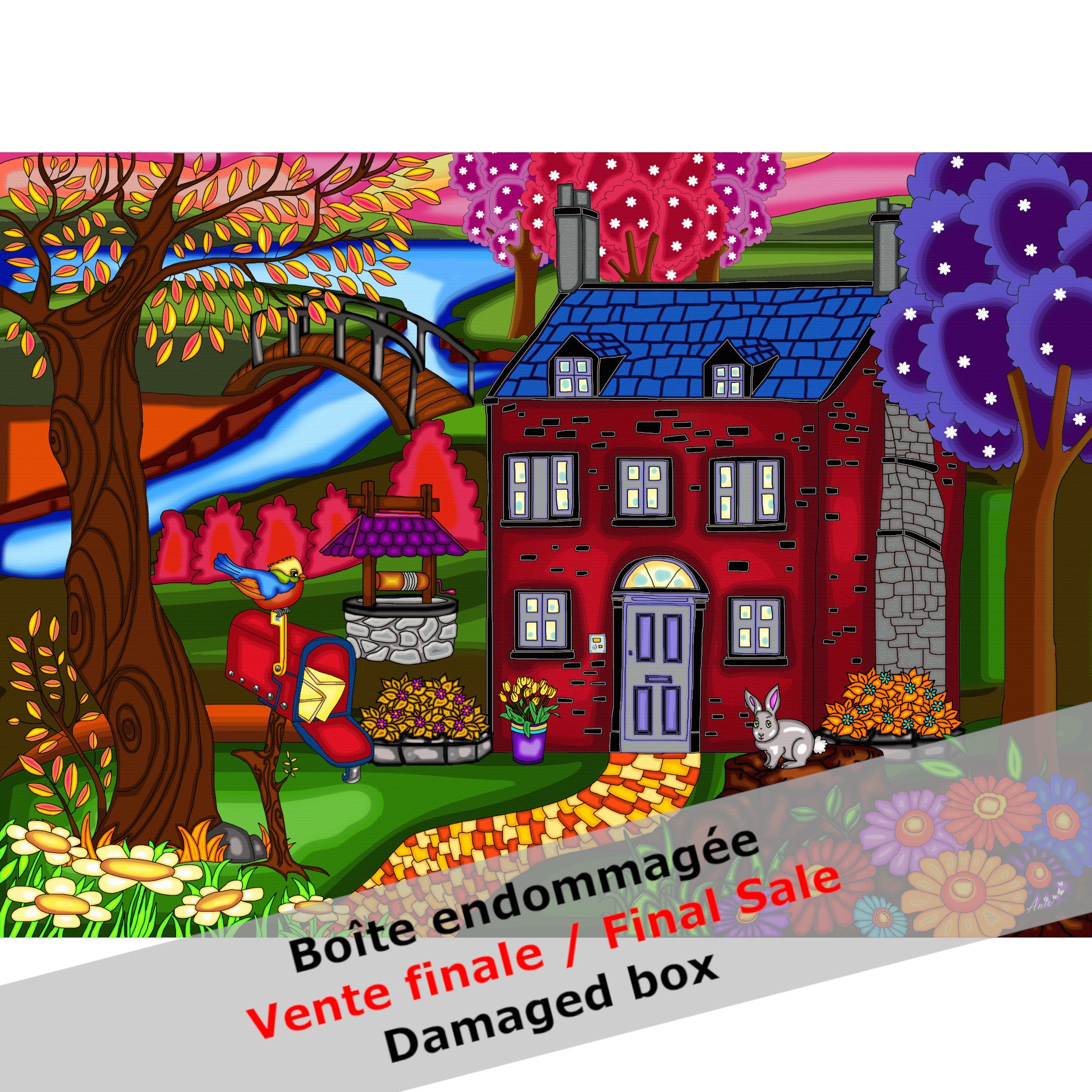 -30% BOÎTE ENDOMMAGÉE Casse-Tête 1000 morceaux MON COIN DE PARADIS par ANIE MALTAIS