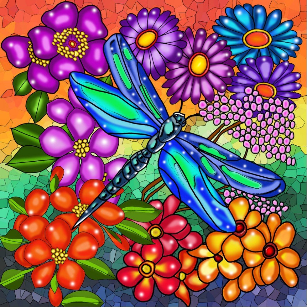 Diamond Painting - DRAGONFLY