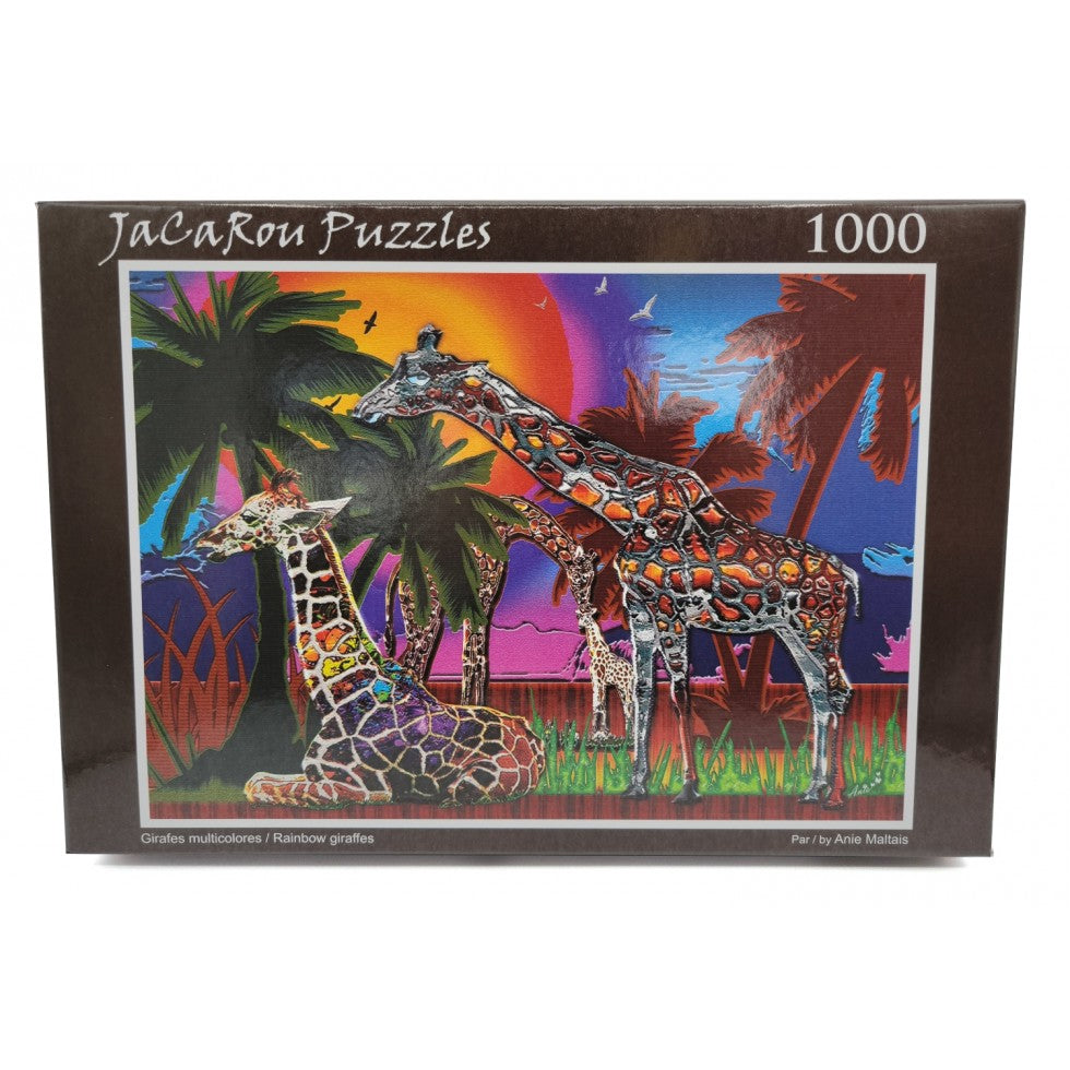 Casse-Tête - GIRAFES MULTICOLORES