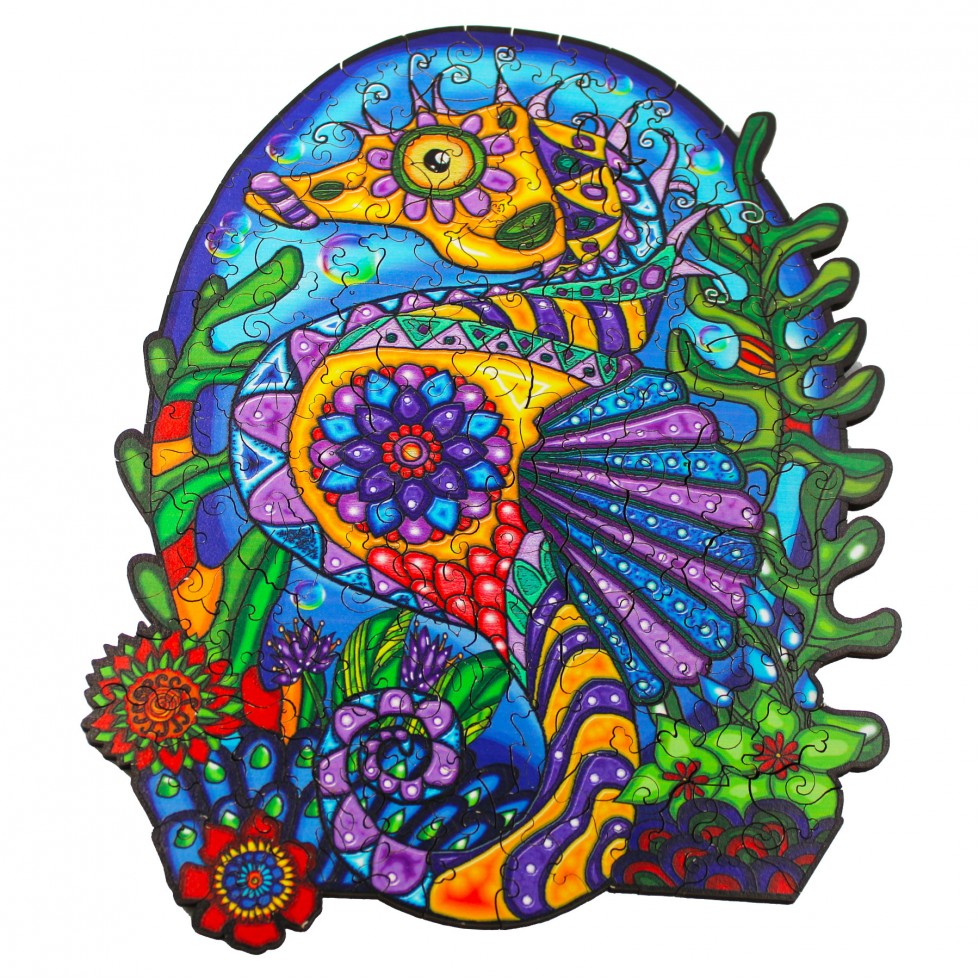 Wooden puzzle - HIPPOCAMPUS