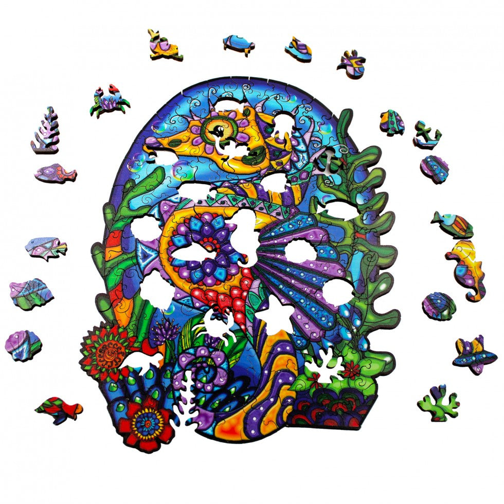 Wooden puzzle - HIPPOCAMPUS