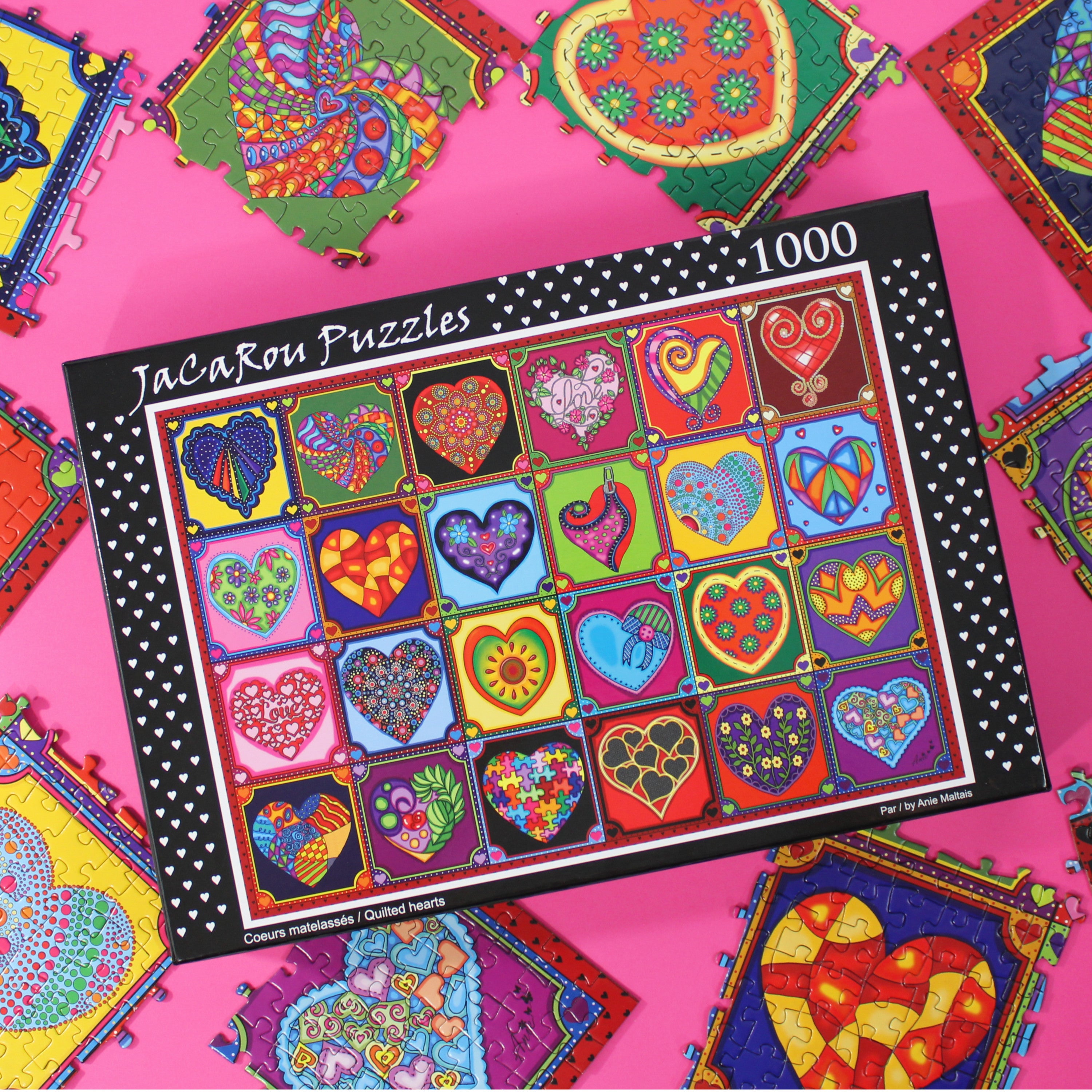 Puzzle - QUILTED HEARTS