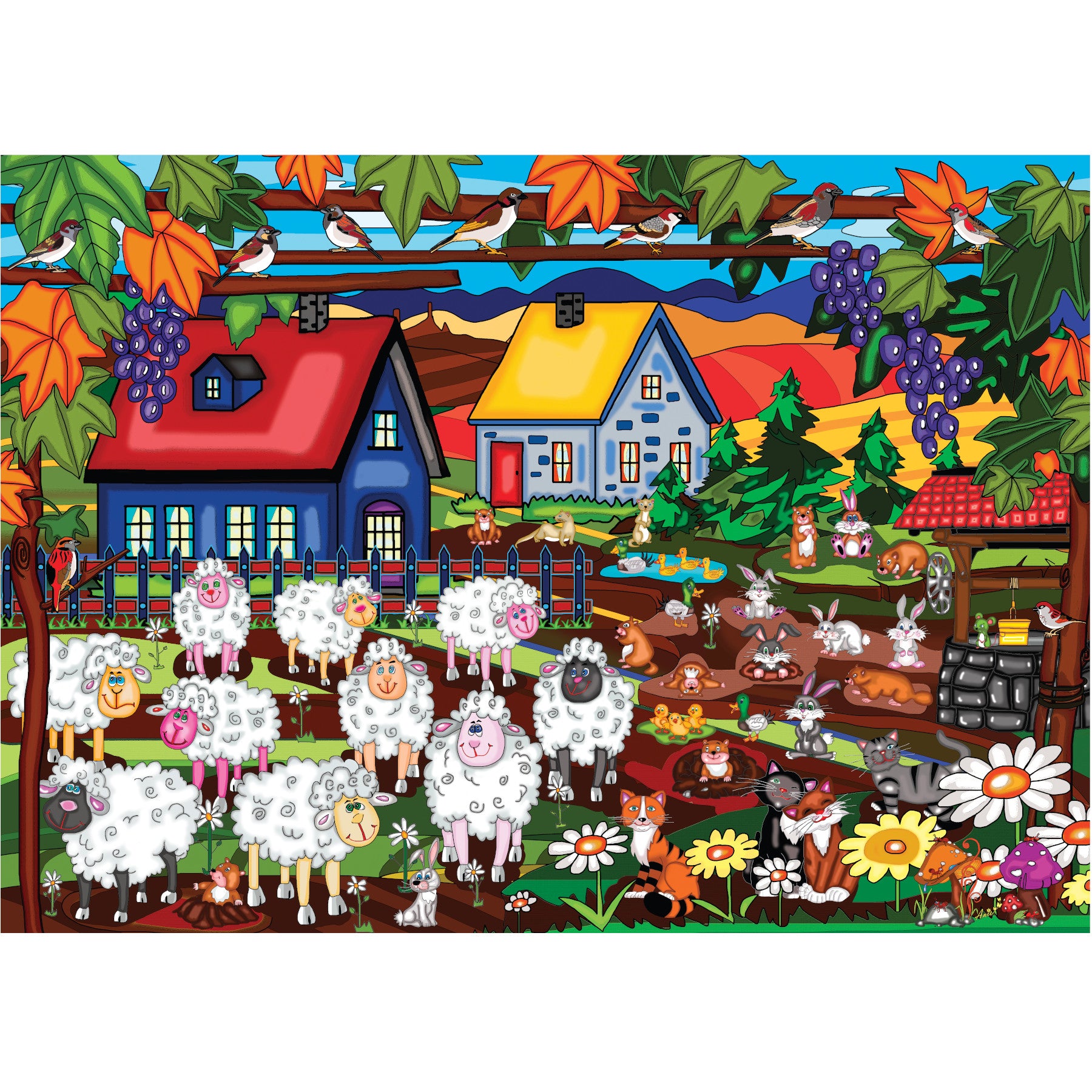 Puzzle - 10 SHEEP AND MORE