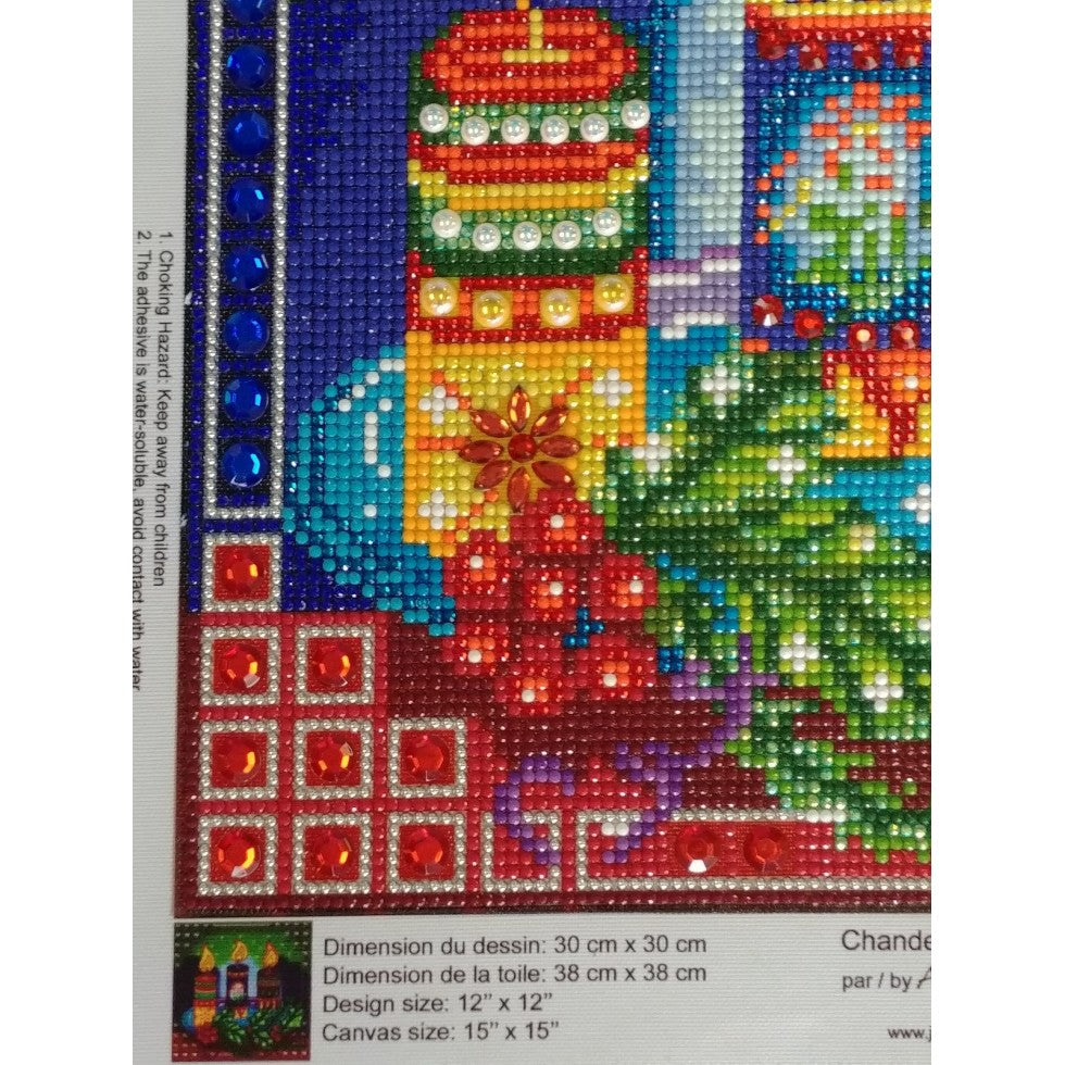 Diamond and crystal Painting - CANDLES