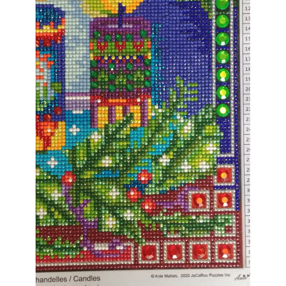 Diamond and crystal Painting - CANDLES