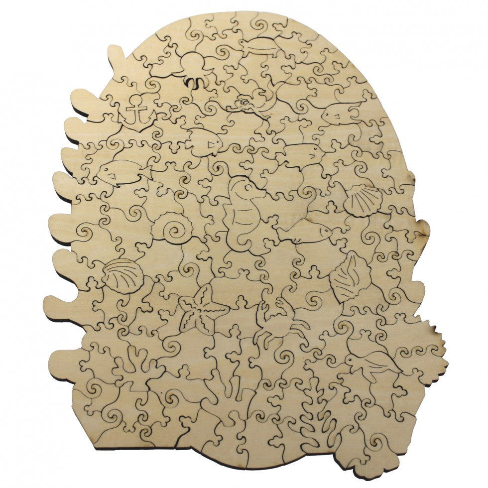 Wooden puzzle - HIPPOCAMPUS