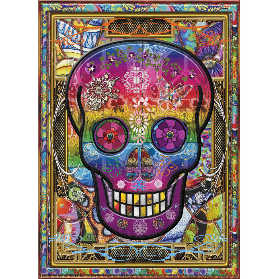 Puzzle - RAINBOW SKULL