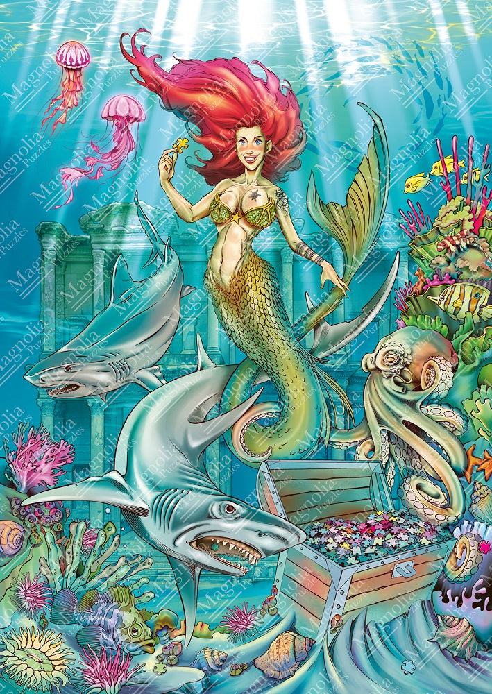 Micro casse-tête - THE PUZZLER MERMAID - MA-M1031