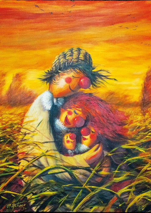 Puzzle - SCARECROW FAMILY - MA-1082