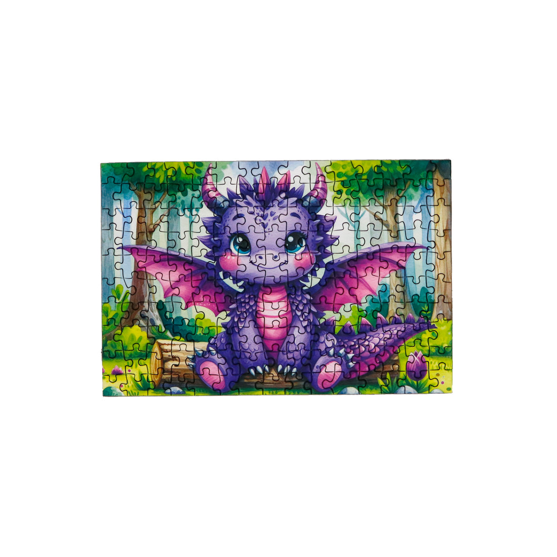 Mini Puzzle Delfy - PURPLE DRAGON