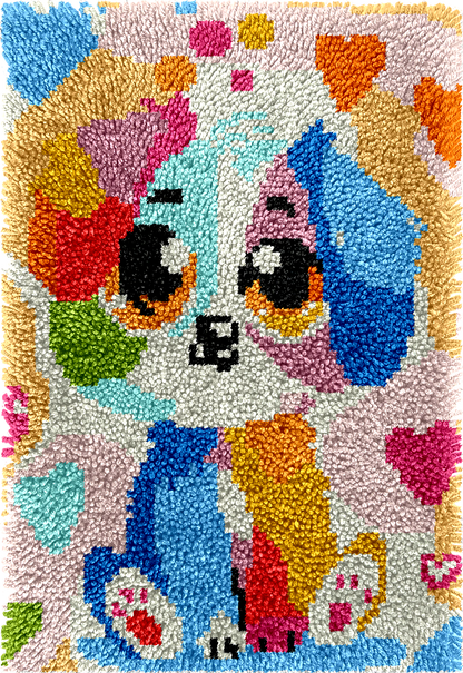 Latch Hook - Medium Rug Kit - PUPPY