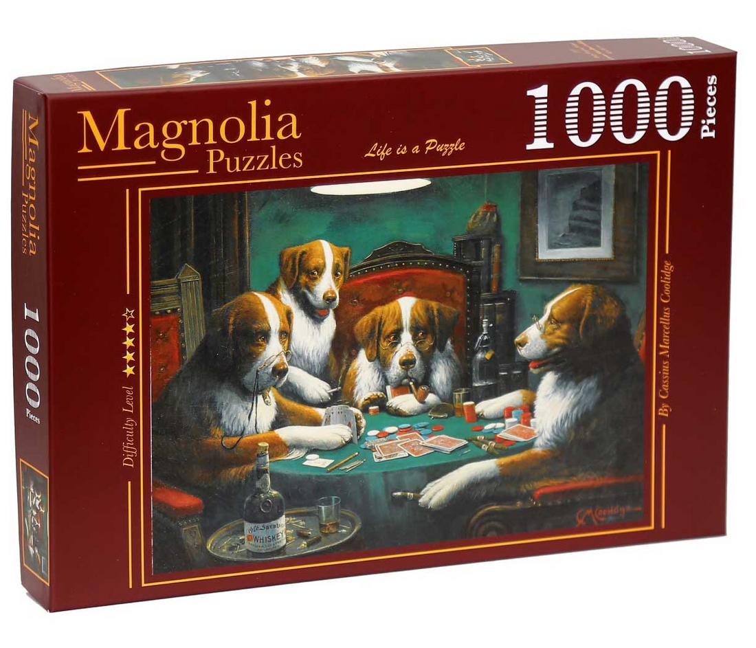 Puzzle - DOGS PLAYING POKER