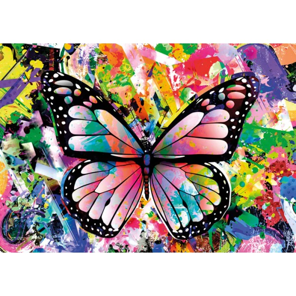 Puzzle - COLORFUL BUTTERFLY